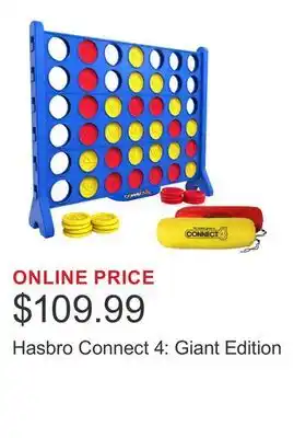 Costco Hasbro Connect 4: Giant Edition offer