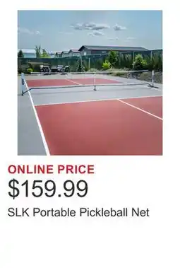 Costco SLK Portable Pickleball Net offer