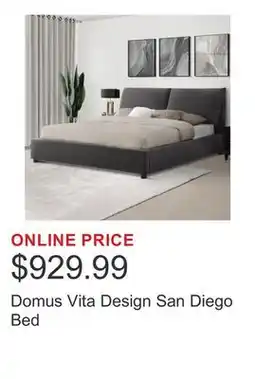 Costco Domus Vita Design San Diego Bed offer