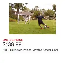 Costco SKLZ Quickster Trainer Portable Soccer Goal offer