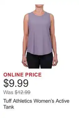 Costco Tuff Athletics Women's Active Tank offer