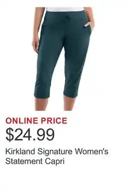 Costco Kirkland Signature Women's Statement Capri offer