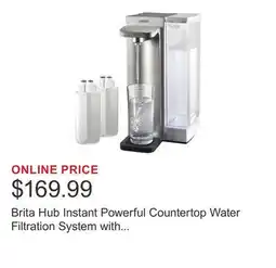 Costco Brita Hub Instant Powerful Countertop Water Filtration System with Bonus Water Filter offer