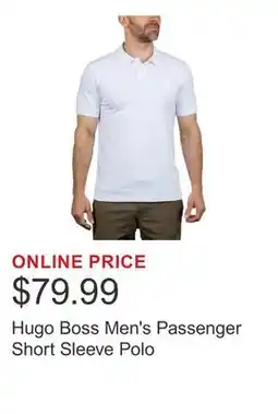 Costco Hugo Boss Men's Passenger Short Sleeve Polo offer