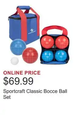 Costco Sportcraft Classic Bocce Ball Set offer