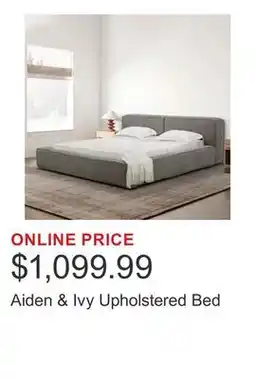 Costco Aiden & Ivy Upholstered Bed offer