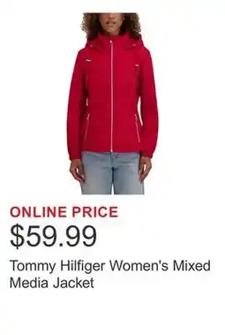 Costco Tommy Hilfiger Women's Mixed Media Jacket offer