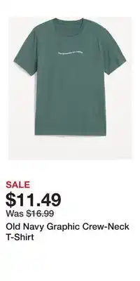 Old Navy Old Navy Graphic Crew-Neck T-Shirt offer