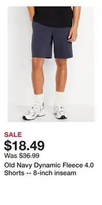 Old Navy Old Navy Dynamic Fleece 4.0 Shorts -- 8-inch inseam offer