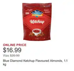 Costco Blue Diamond Ketchup Flavoured Almonds, 1.1 kg offer