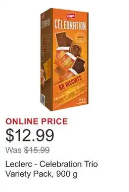 Costco Leclerc - Celebration Trio Variety Pack, 900 g offer