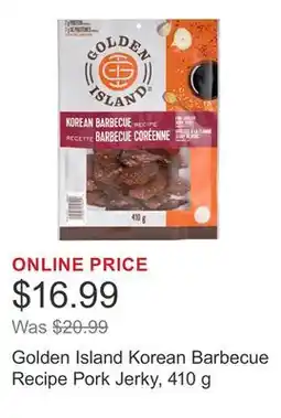 Costco Golden Island Korean Barbecue Recipe Pork Jerky, 410 g offer