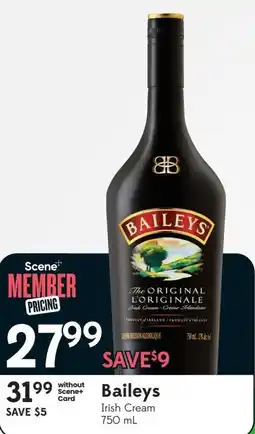 Sobeys Baileys Irish Cream offer