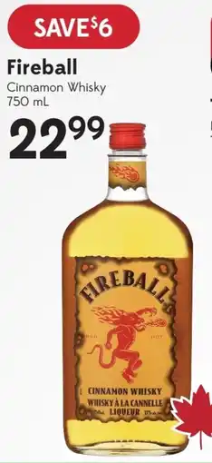 Sobeys Fireball Cinnamon Whisky offer