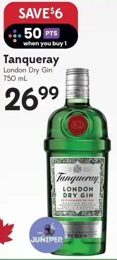 Sobeys Tanqueray London Dry Gin offer