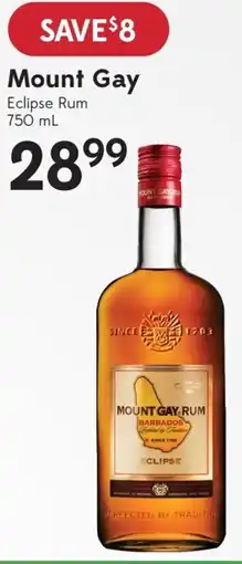 Sobeys Mount Gay Eclipse Rum offer