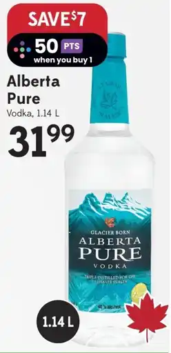 Sobeys Pure Alberta Vodka offer