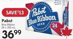 Sobeys Pabst Blue Ribbon offer