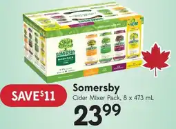 Sobeys Somersby Cider Mixer Pack offer