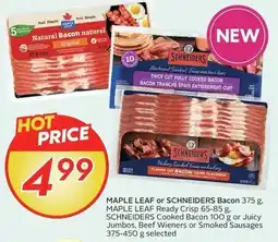 Sobeys Maple leaf or schneiders bacon offer