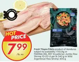 Sobeys Fresh tilapia fillets offer