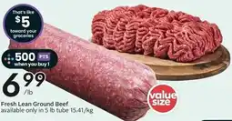 Sobeys Fresh lean ground beef offer