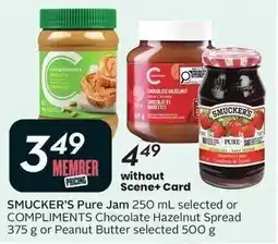 Sobeys Smucker's pure jam offer