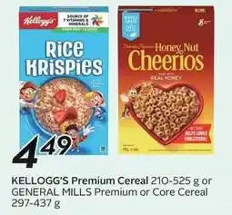 Sobeys Kellogg's premium cereal or general mills premium or core cereal offer