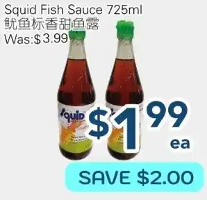 Oceans Fresh Food Market Squid fish sauce offer
