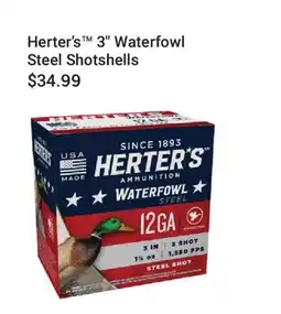 Cabela's Herter's 3 Waterfowl Steel Shotshells offer