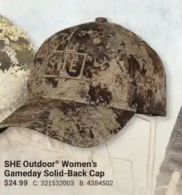 Cabela's SHE Outdoor Women's Gameday Solid-Back Cap offer