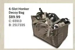 Cabela's 6-Slot Honker Decoy Bag offer