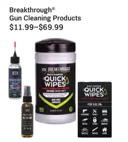 Cabela's Breakthrough Gun Cleaning Products offer