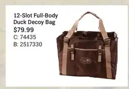 Cabela's 12-Slot Full-Body Duck Decoy Bag offer