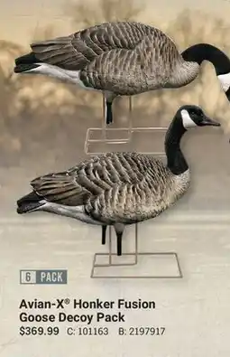 Cabela's Avian-X Honker Fusion Goose Decoy Pack offer