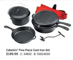 Cabela's Cabela's Five-Piece Cast Iron Set offer
