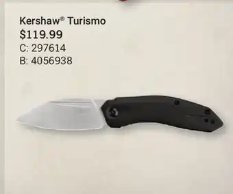 Cabela's Kershaw Turismo offer