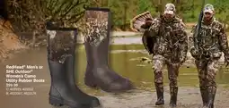 Cabela's RedHead Men's or SHE Outdoor Women's Camo Utility Rubber Boots offer