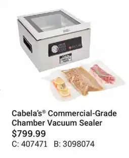 Cabela's Cabela's Commercial-Grade Chamber Vacuum Sealer offer