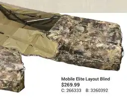 Cabela's Mobile Elite Layout Blind offer