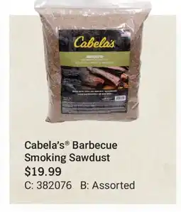 Cabela's Cabela׳s Barbecue Smoking Sawdust offer