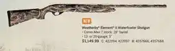 Cabela's Weatherby Element II Waterfowler Shotgun offer