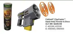 Cabela's Caldwell ClayCopter Hand-Held Thrower & Discs offer