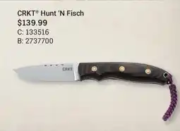 Cabela's CRKT Hunt'N Fisch offer