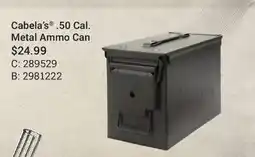 Cabela's Cabela's .50 Cal. Metal Ammo Can offer