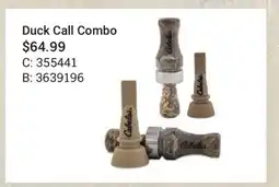 Cabela's Duck Call Combo offer