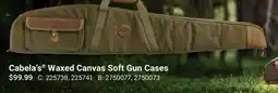 Cabela's Cabela's Waxed Canvas Soft Gun Cases offer
