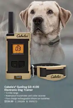 Cabela's Cabela's GunDog GS-4100 Electronic Dog Trainer offer