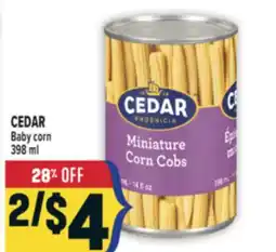 Marché Adonis CEDAR Baby corn offer