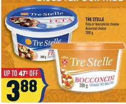 Marché Adonis TRE STELLE Feta or bocconcini cheese offer